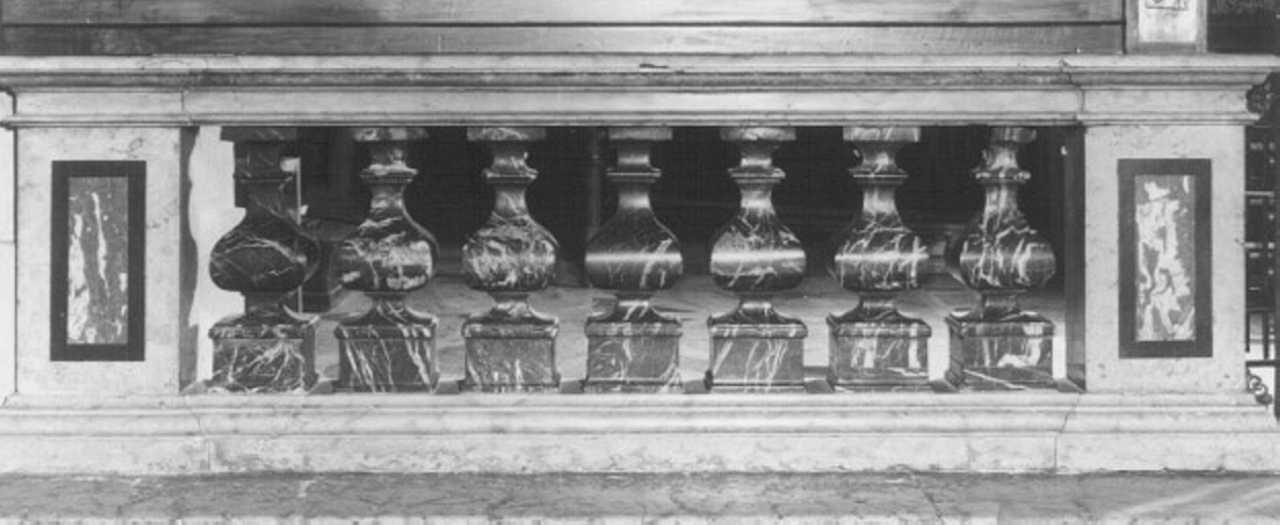 balaustrata di Tomezzoli Marco (bottega), Tomezzoli Stefano (bottega) (sec. XVIII)