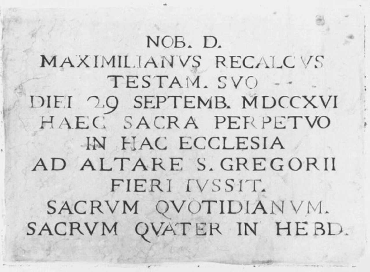 lapide - ambito veneto (sec. XVIII)