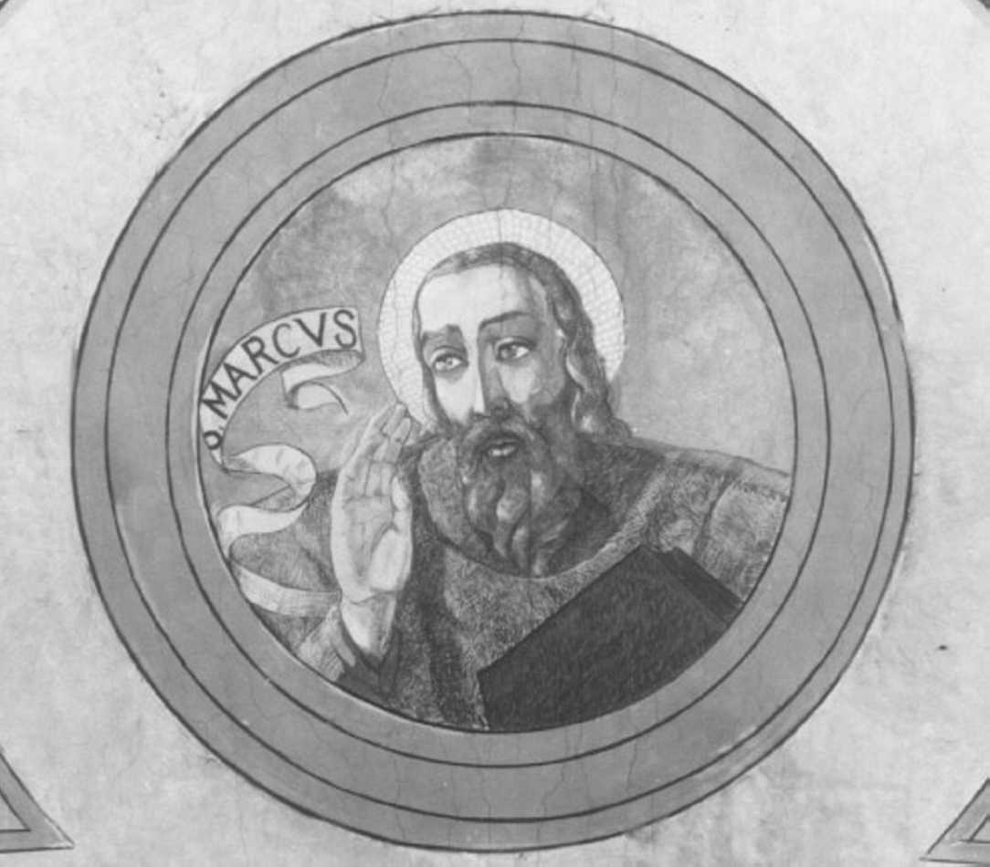 San Marco Evangelista (dipinto, elemento d'insieme) - ambito veneto (primo quarto sec. XX)