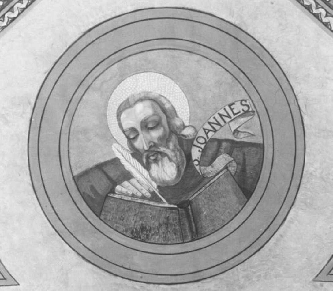 San Giovanni Evangelista (dipinto, elemento d'insieme) - ambito veneto (primo quarto sec. XX)
