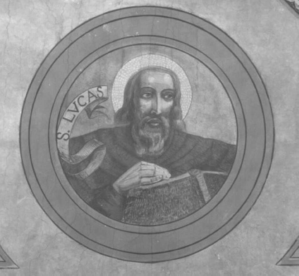 San Luca (dipinto, elemento d'insieme) - ambito veneto (primo quarto sec. XX)
