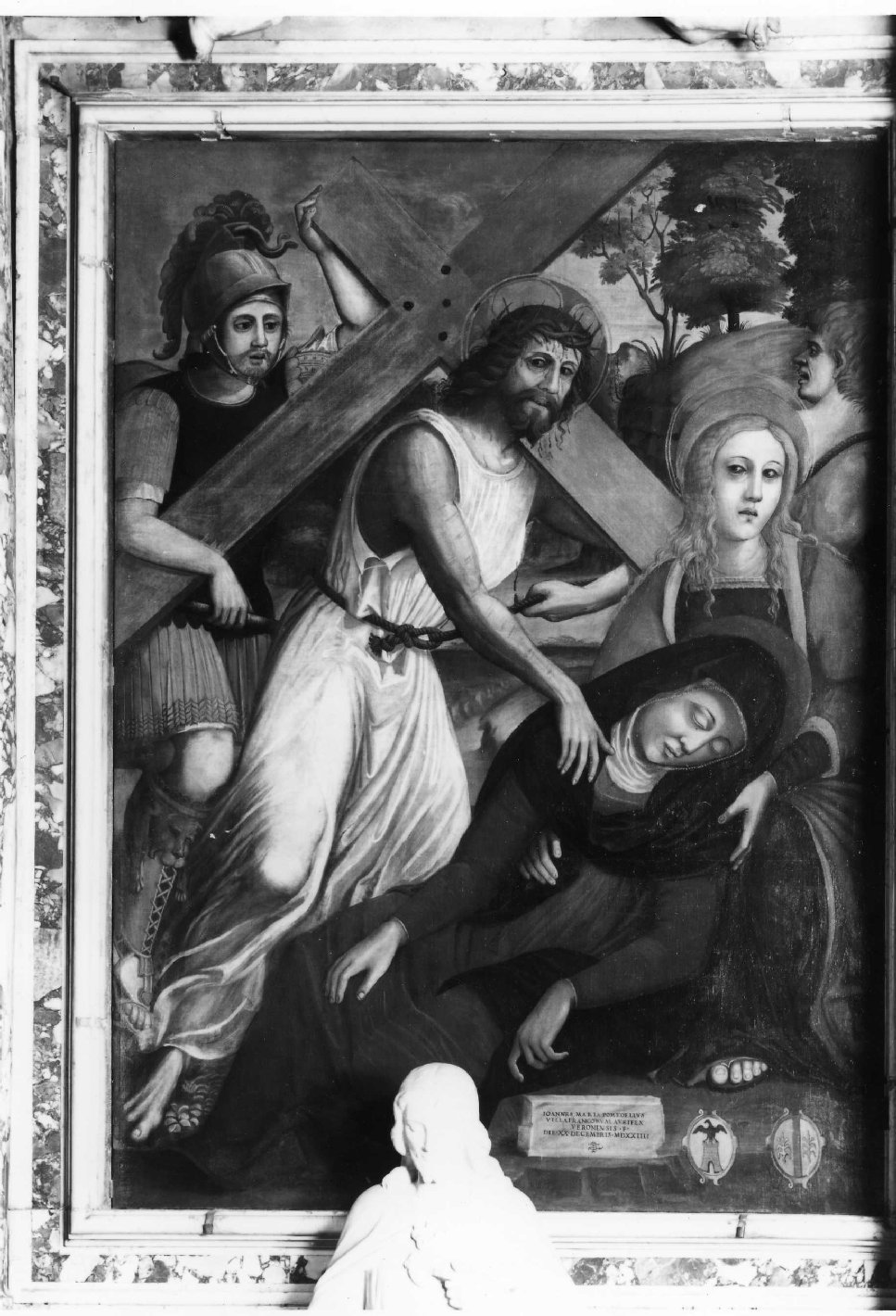 spasimo della Madonna (dipinto) di Pomedelli Giovanni Maria (sec. XVI)