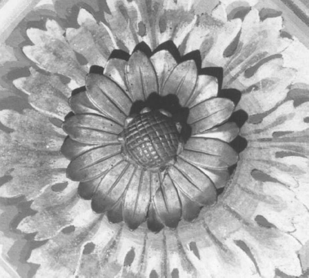 motivo decorativo a rosette (decorazione plastica, elemento d'insieme) - ambito veneto (sec. XIX)