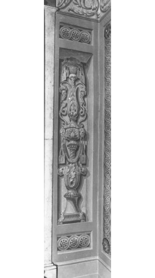 motivi decorativi a candelabra (dipinto, elemento d'insieme) - ambito veneto (sec. XIX)