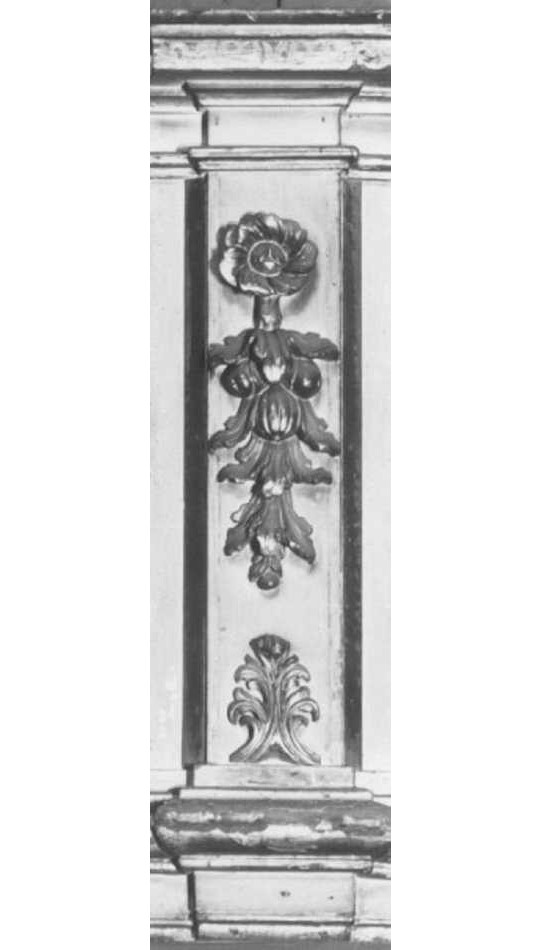 motivi decorativi vegetali (rilievo, elemento d'insieme) - ambito veneto (seconda metà sec. XVII)