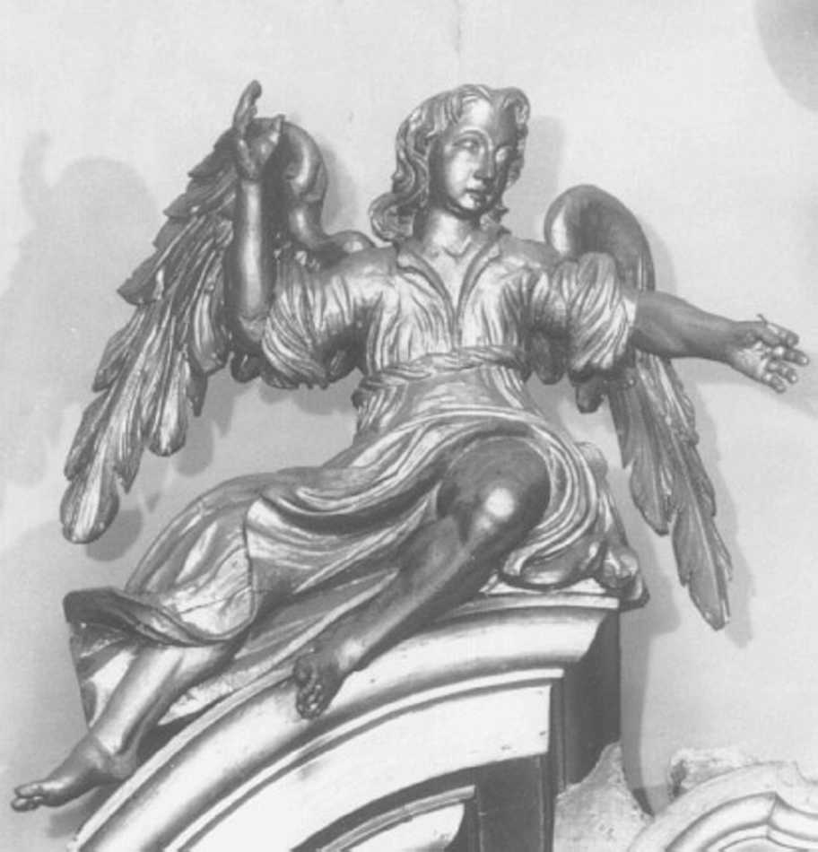 angelo (scultura, elemento d'insieme) - ambito veneto (seconda metà sec. XVII)