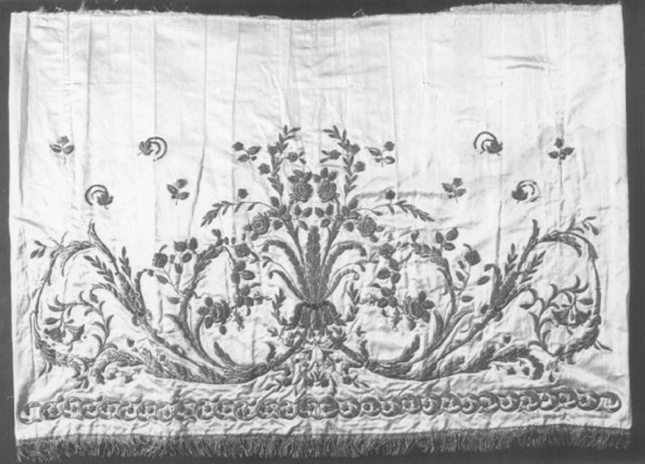 cortina, elemento d'insieme - manifattura italiana (sec. XIX)