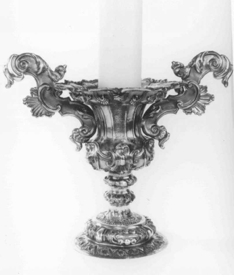 vaso da fiori, elemento d'insieme - ambito veneto (seconda metà sec. XVIII)