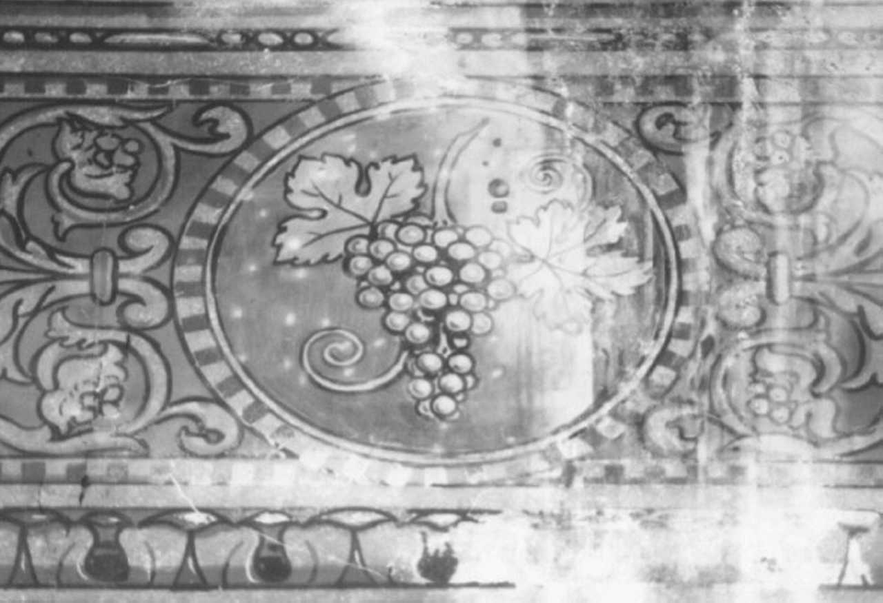 grappolo d'uva (dipinto, elemento d'insieme) di Miolato Gaetano (sec. XX)