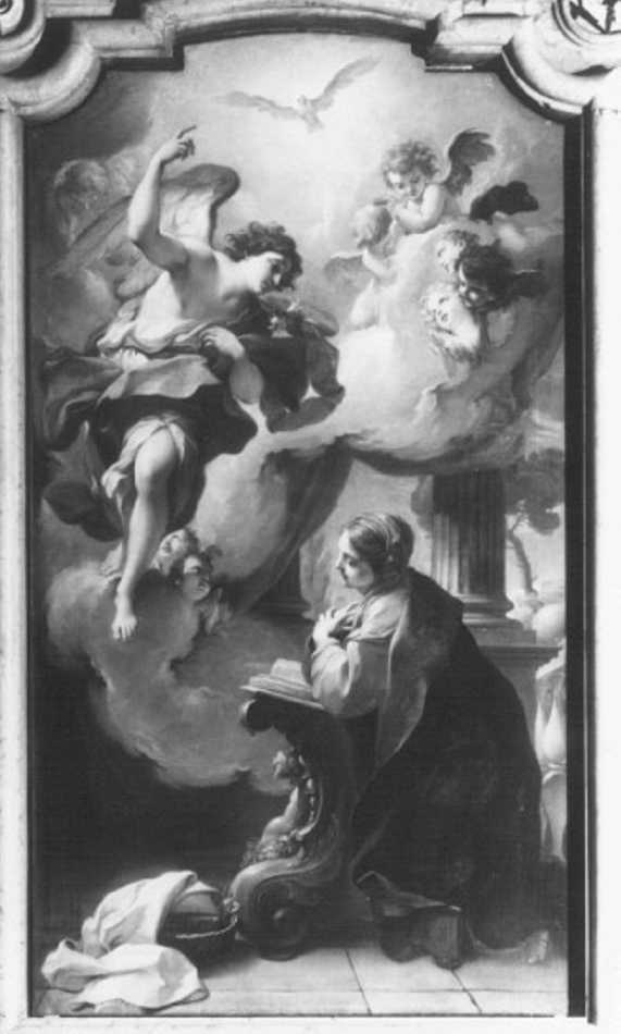Annunciazione (dipinto) di Balestra Antonio (attribuito) (sec. XVIII)