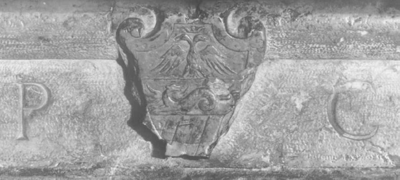 stemma gentilizio (rilievo) - ambito veneto (prima metà sec. XVI)