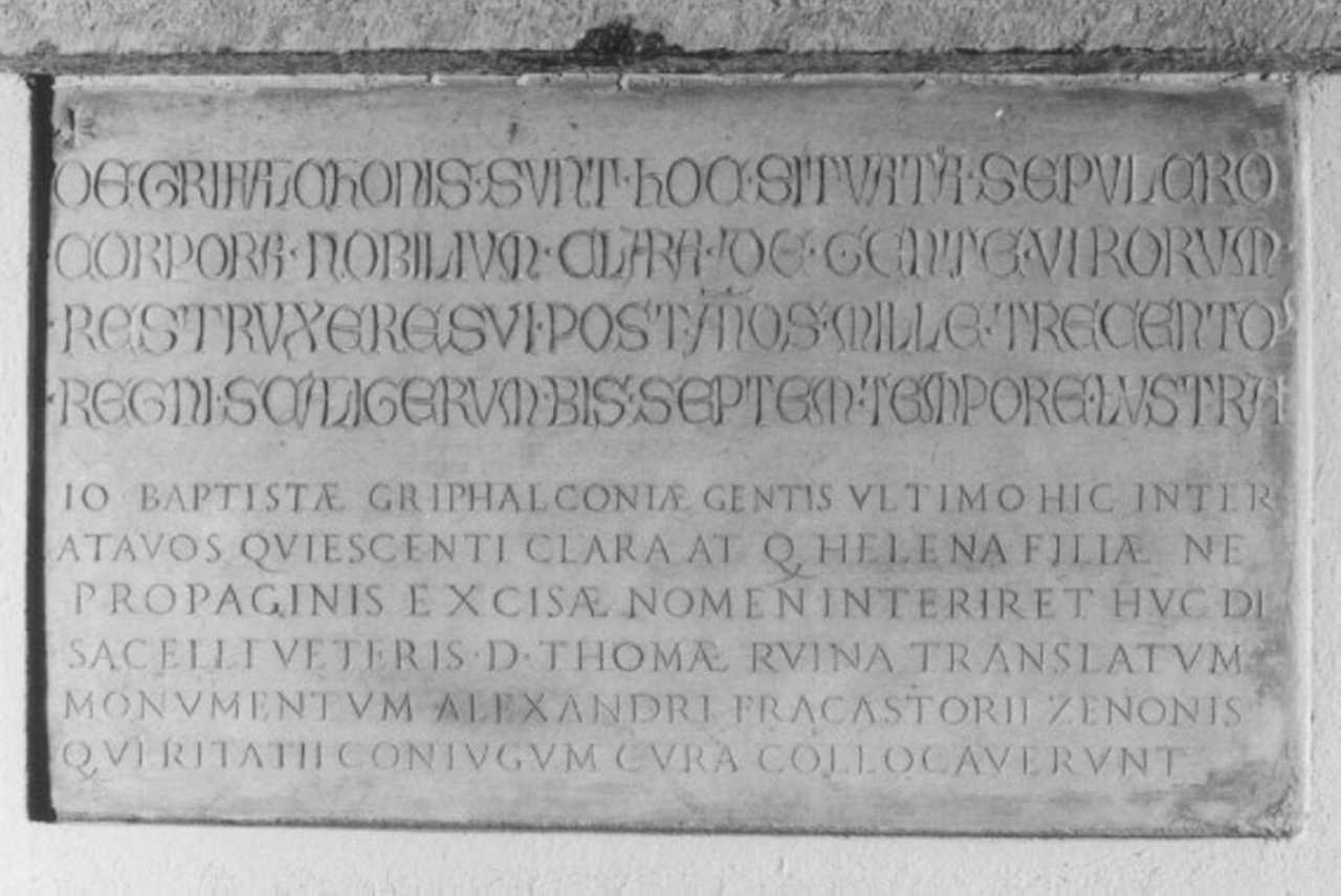 lapide - ambito veneto (sec. XIV)