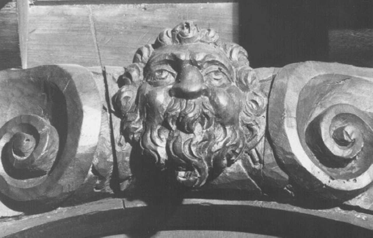 mascherone (rilievo, elemento d'insieme) - ambito veneto (fine sec. XVI)