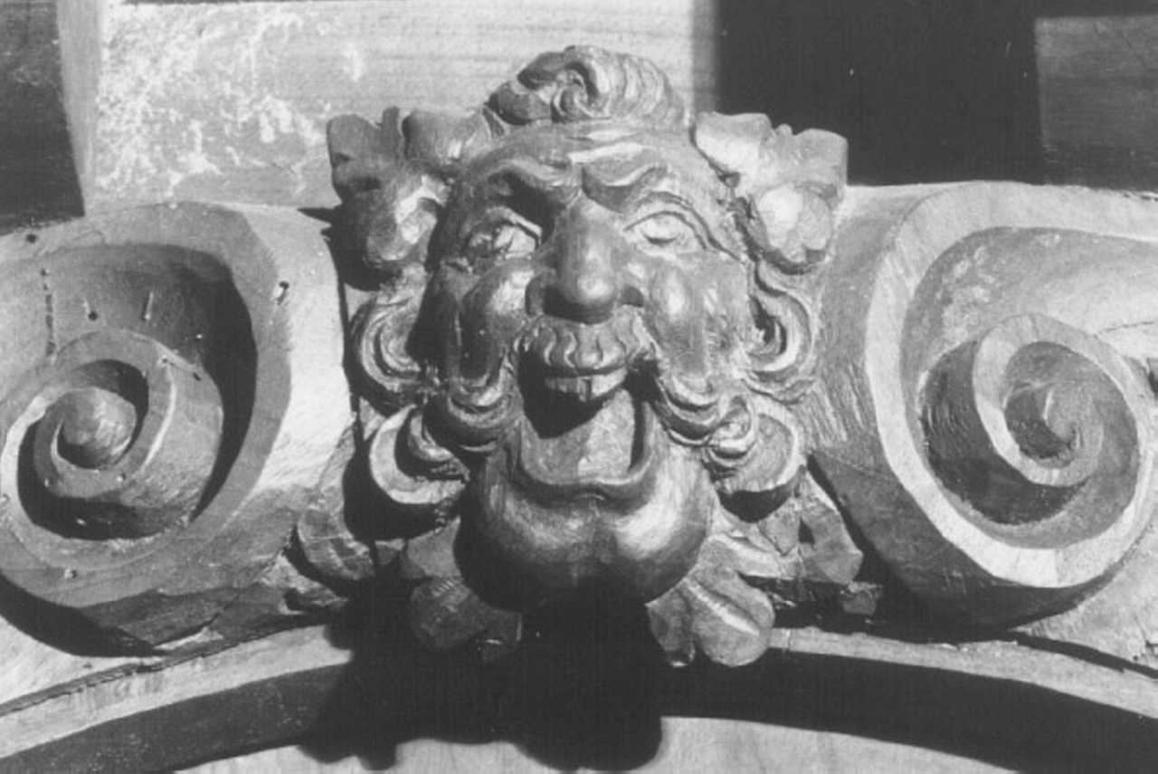mascherone (rilievo, elemento d'insieme) - ambito veneto (fine sec. XVI)