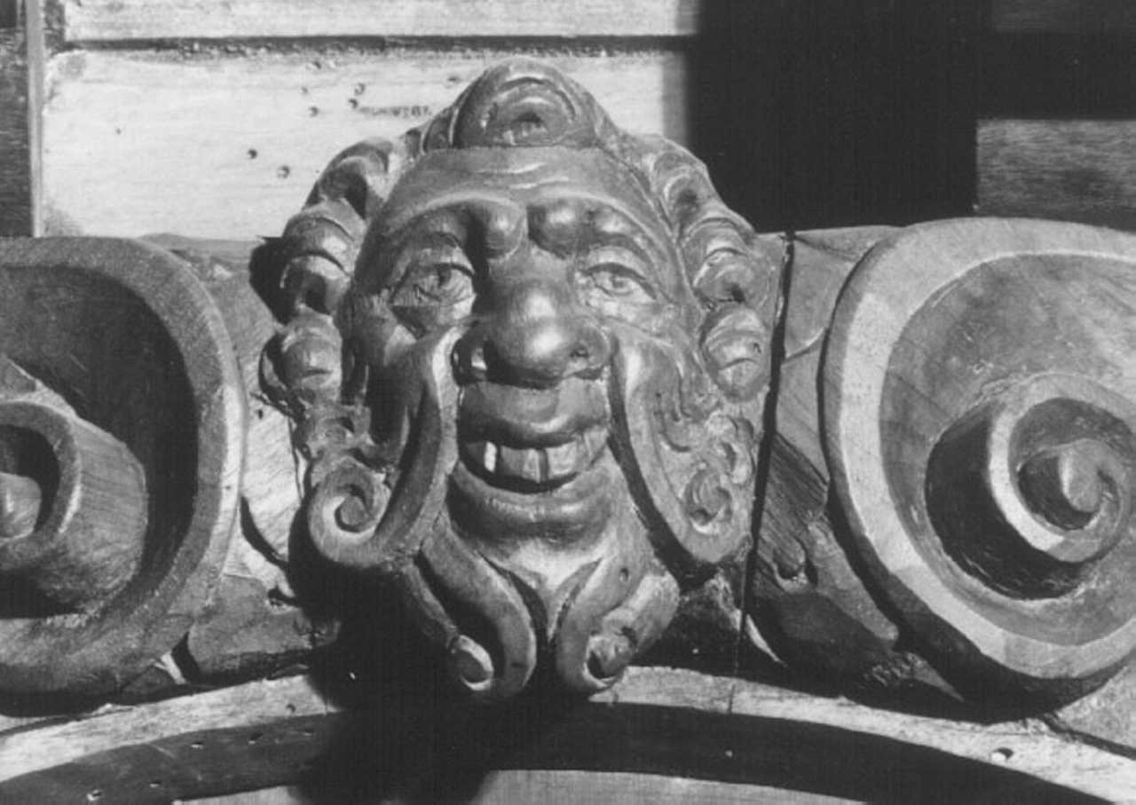 mascherone (rilievo, elemento d'insieme) - ambito veneto (fine sec. XVI)