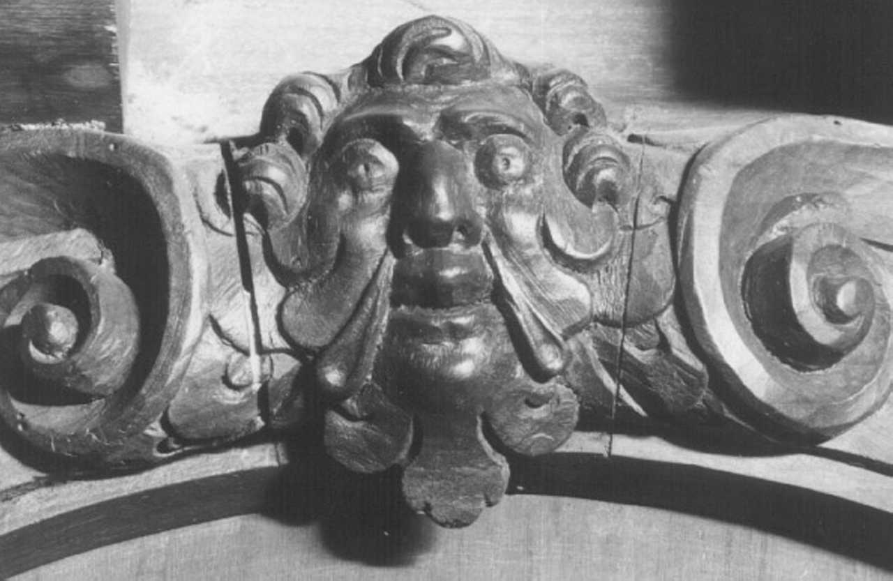 mascherone (rilievo, elemento d'insieme) - ambito veneto (fine sec. XVI)