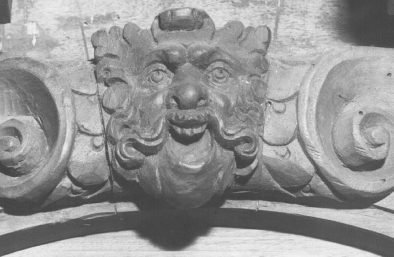 mascherone (rilievo, elemento d'insieme) - ambito veneto (fine sec. XVI)