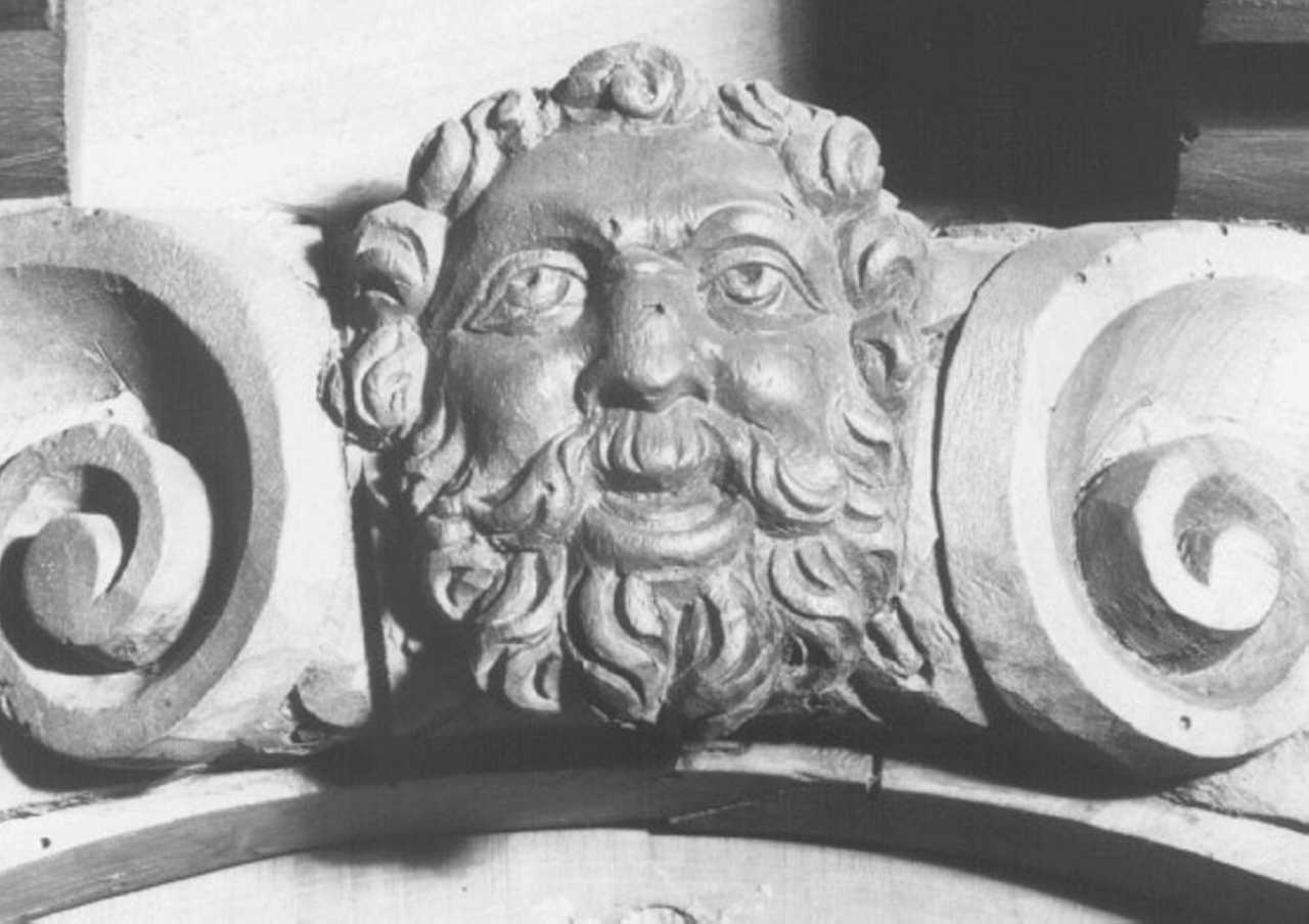 mascherone (rilievo, elemento d'insieme) - ambito veneto (fine sec. XVI)