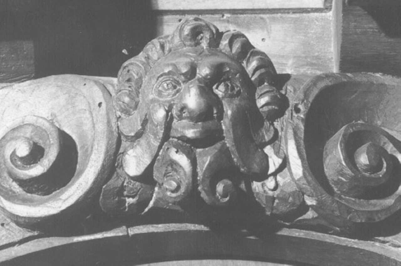 mascherone (rilievo, elemento d'insieme) - ambito veneto (fine sec. XVI)