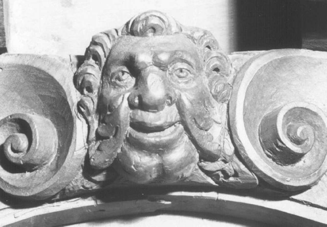 mascherone (rilievo, elemento d'insieme) - ambito veneto (fine sec. XVI)
