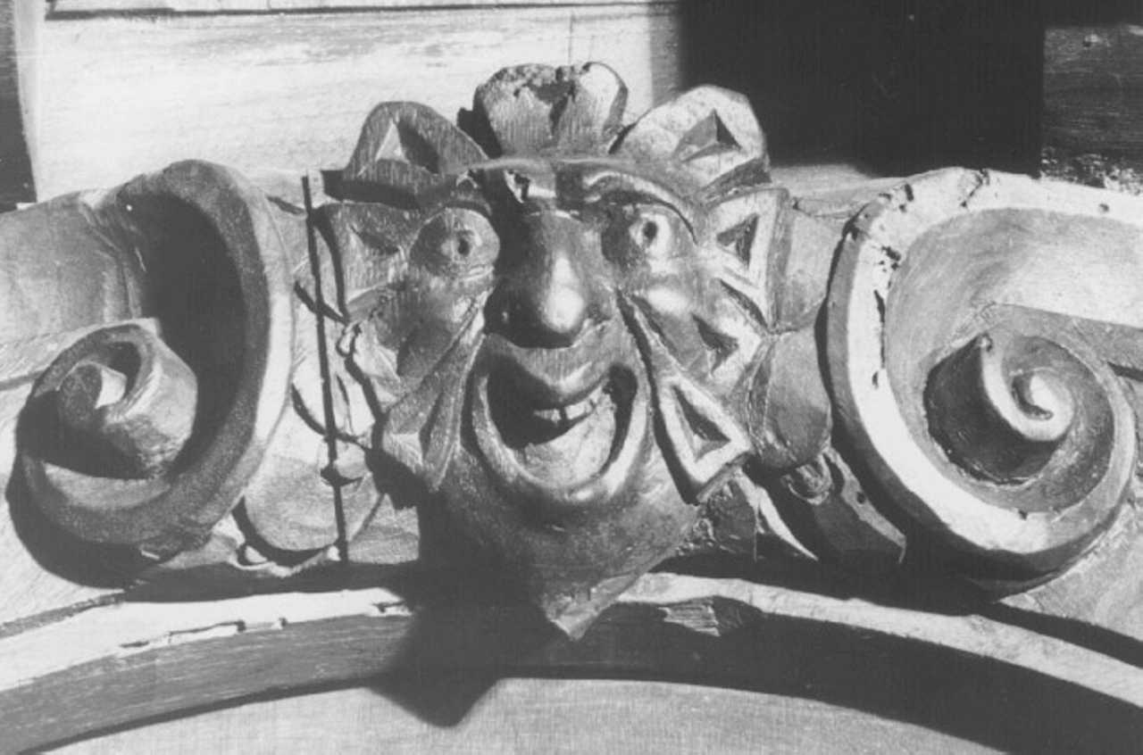 mascherone (rilievo, elemento d'insieme) - ambito veneto (fine sec. XVI)