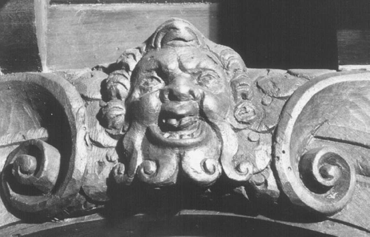 mascherone (rilievo, elemento d'insieme) - ambito veneto (fine sec. XVI)