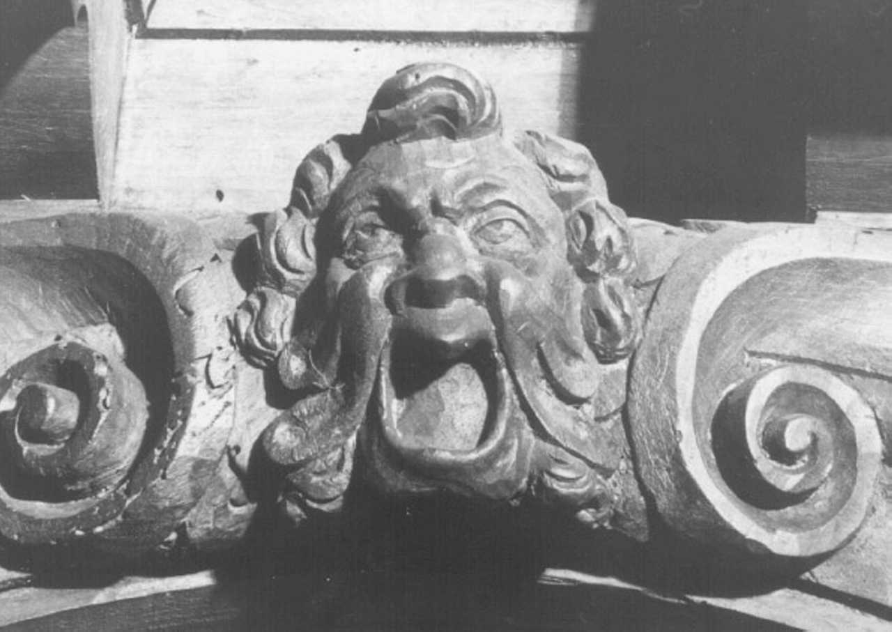 mascherone (rilievo, elemento d'insieme) - ambito veneto (fine sec. XVI)