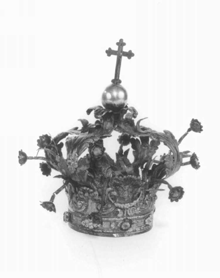 corona da statua, elemento d'insieme - ambito veneto (sec. XIX)