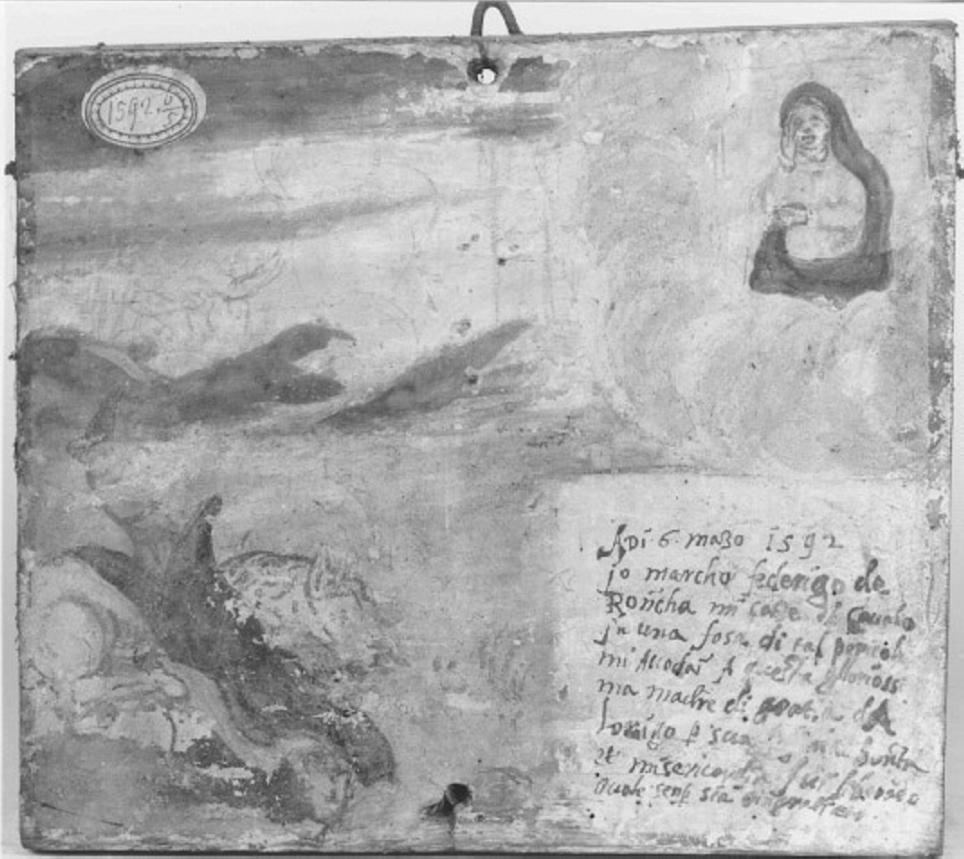 ex voto - ambito veneto (sec. XVI)