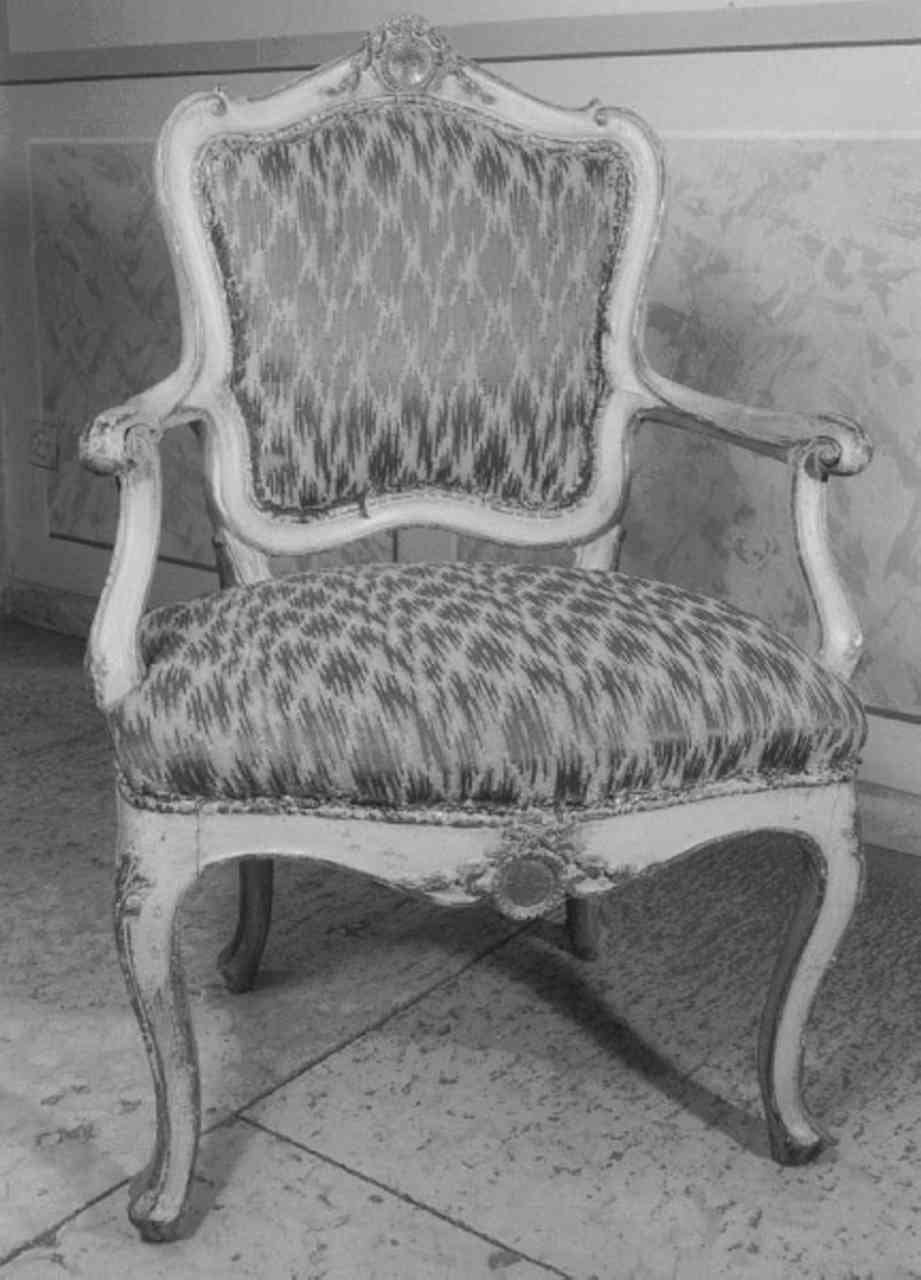 poltroncina, paio - ambito veneto (sec. XVIII)