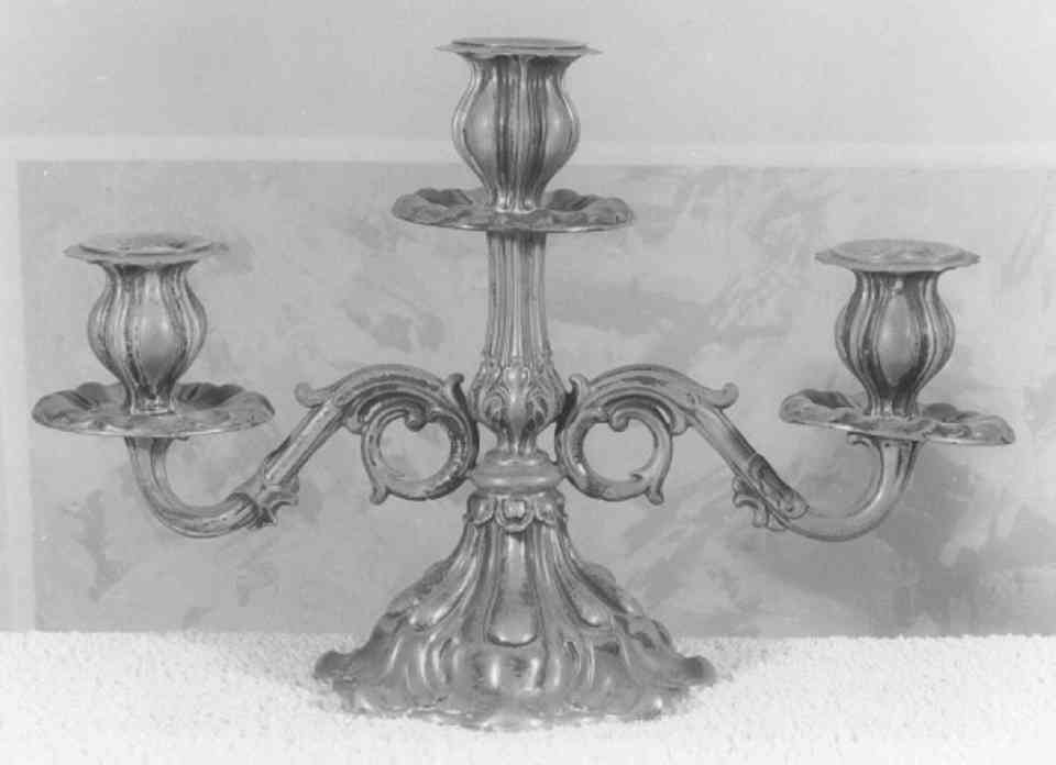 candeliere - ambito veneto (seconda metà sec. XIX)