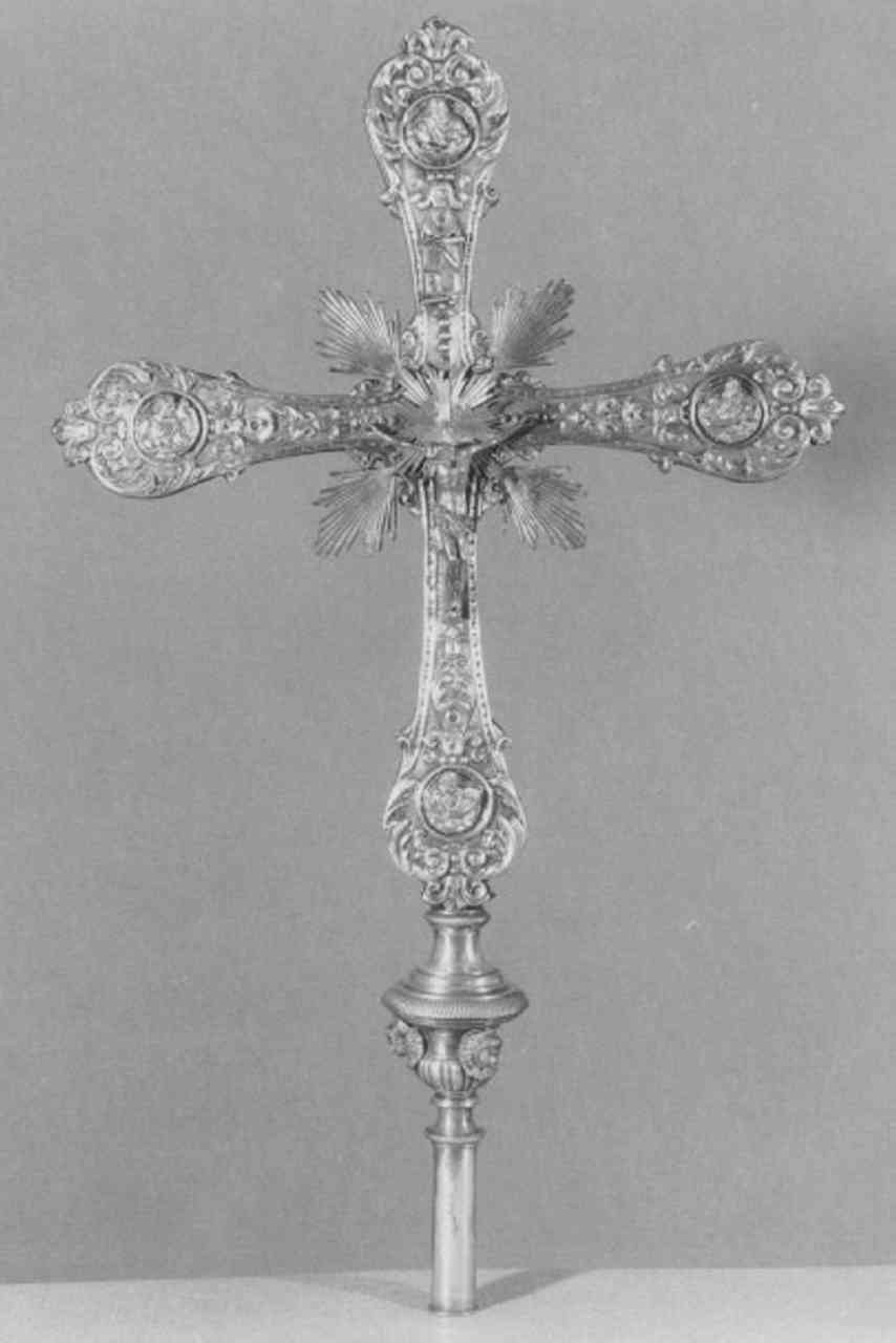 croce processionale - ambito veronese (sec. XVIII)