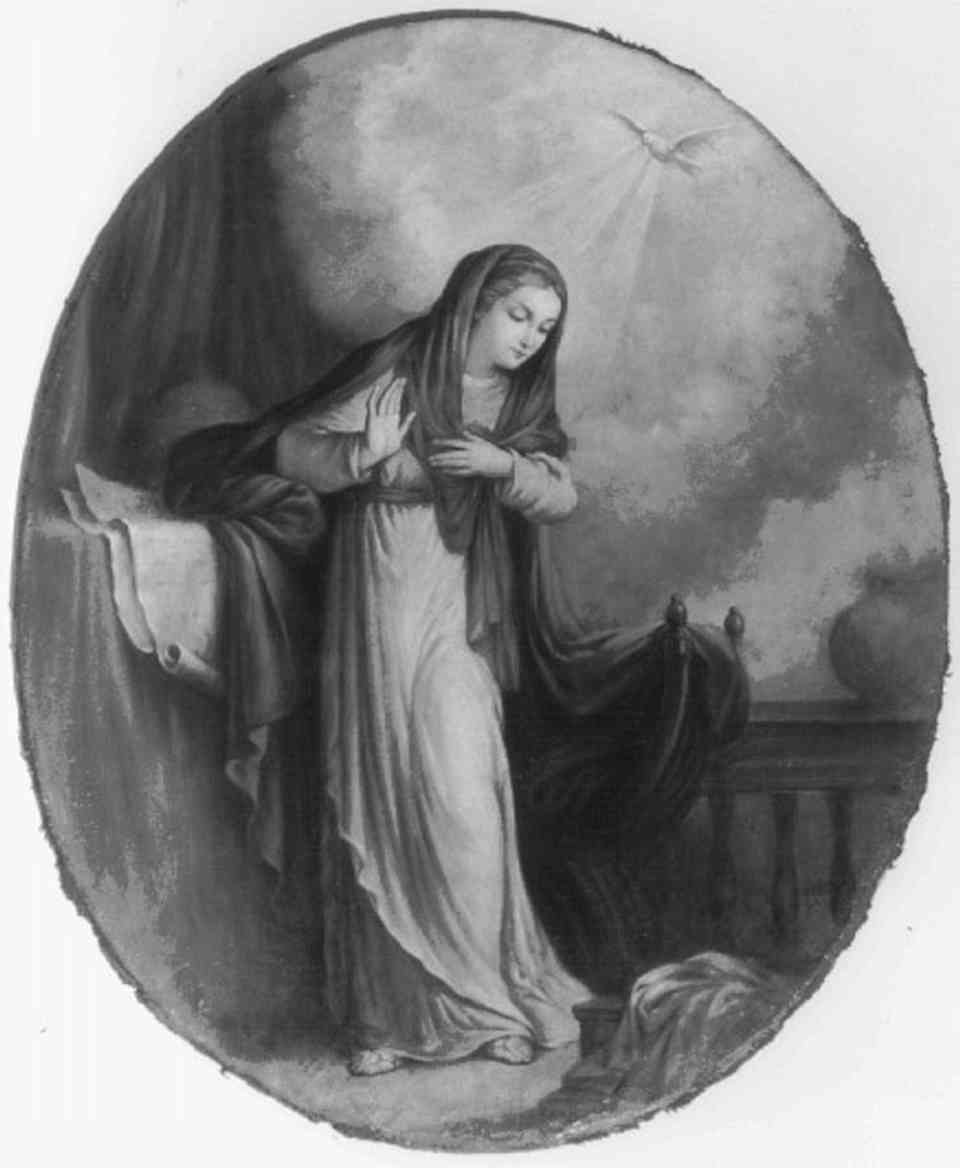 Madonna annunciata (dipinto) - ambito veneto (prima metà sec. XX)