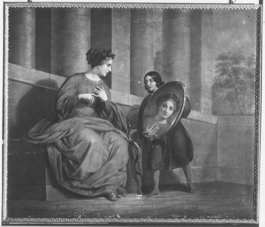 Prudenza (dipinto) di Santi Sebastiano (attribuito) (prima metà sec. XIX)