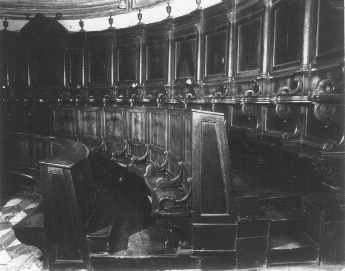 stalli del coro - ambito veneto (sec. XIX)