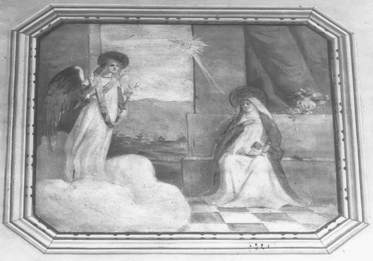 Annunciazione (dipinto) di Manzoni Giacomo (attribuito) (seconda metà sec. XIX)