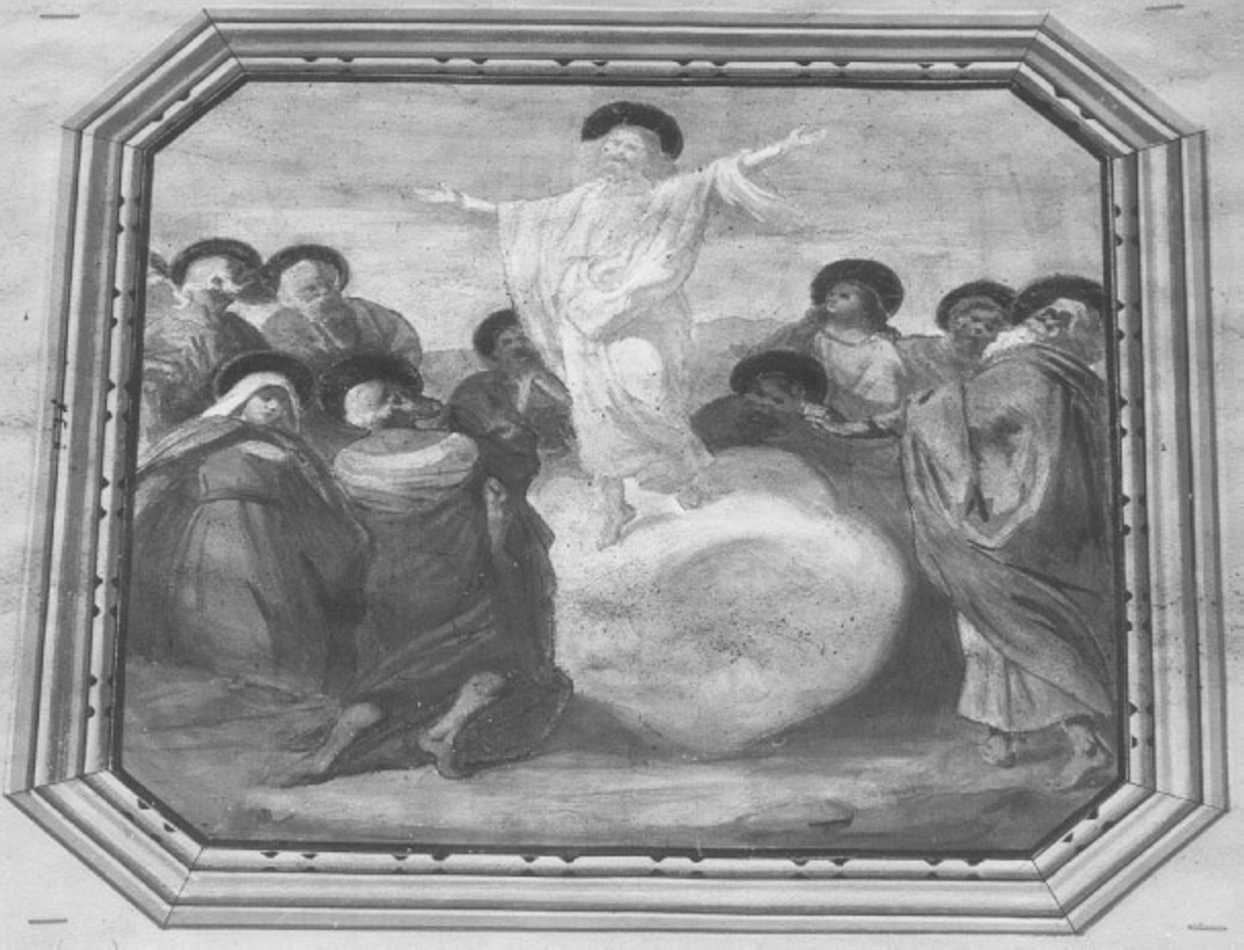 ascensione di Cristo (dipinto) di Manzoni Giacomo (attribuito) (seconda metà sec. XIX)