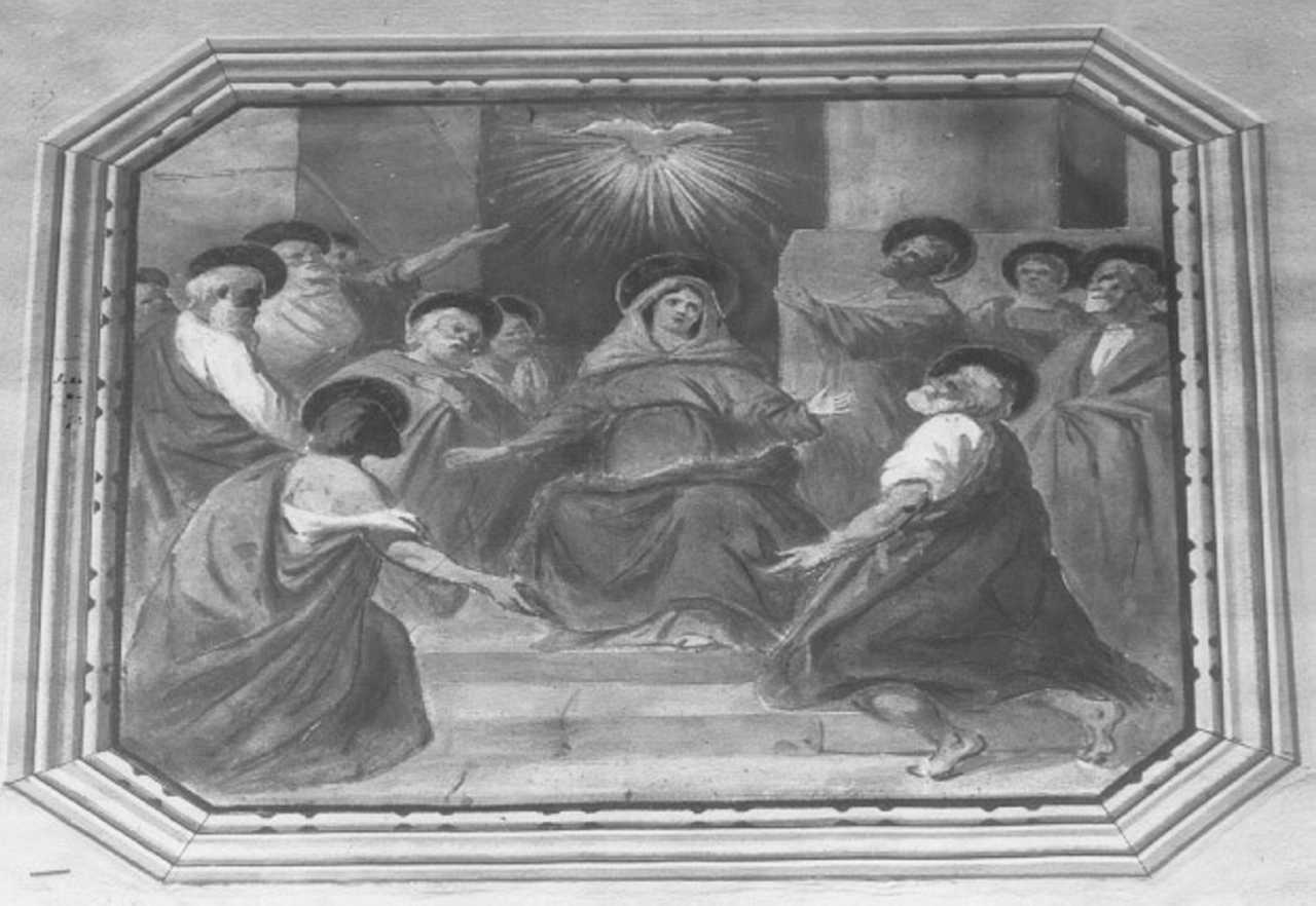 Pentecoste (dipinto) di Manzoni Giacomo (attribuito) (seconda metà sec. XIX)