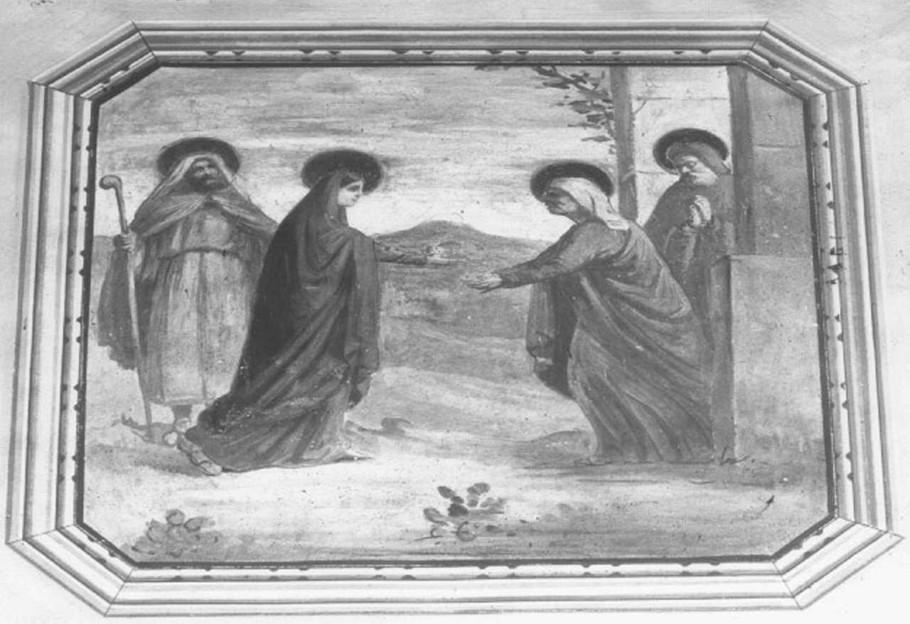 visitazione (dipinto) di Manzoni Giacomo (attribuito) (seconda metà sec. XIX)