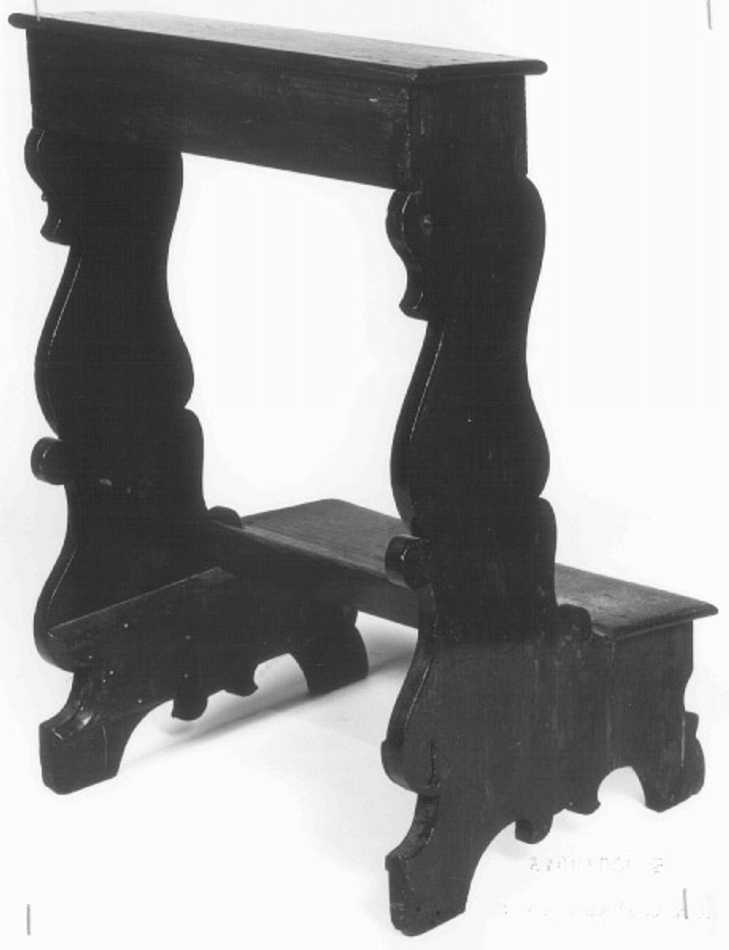 inginocchiatoio - ambito veneto (fine sec. XVIII)