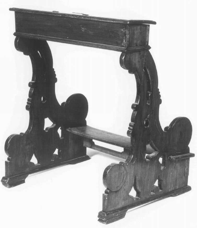 inginocchiatoio - ambito rodigino (seconda metà sec. XIX)