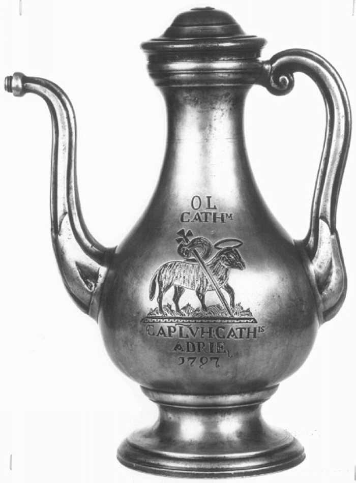 vasetti per oli santi - ambito veneto (sec. XVIII)