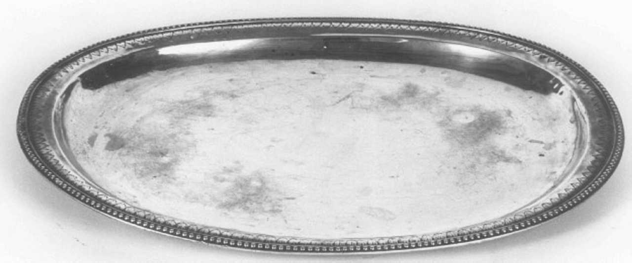 vassoio - ambito veneto (ultimo quarto sec. XVIII)