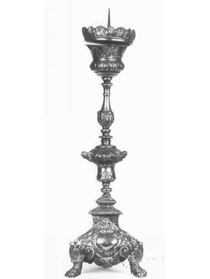 candelabro, serie - ambito veneto (seconda metà sec. XVIII)
