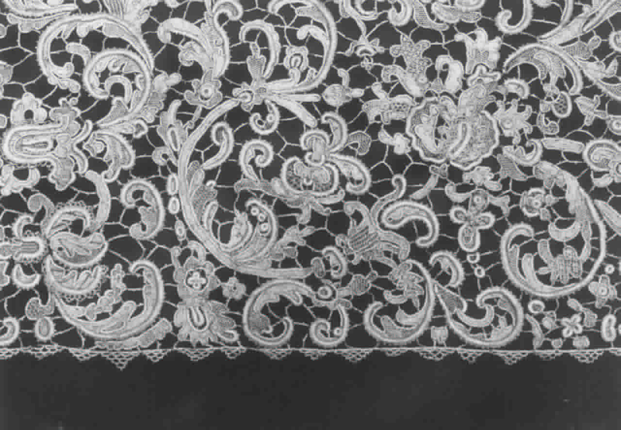motivi decorativi (merletto) - ambito veneto (sec. XVII)