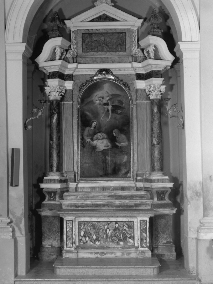altare - ambito veneto (metà sec. XIX)