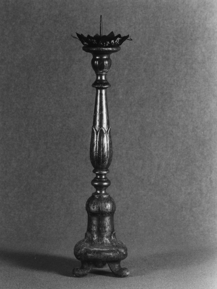 candeliere d'altare, serie - ambito veneto (sec. XIX)