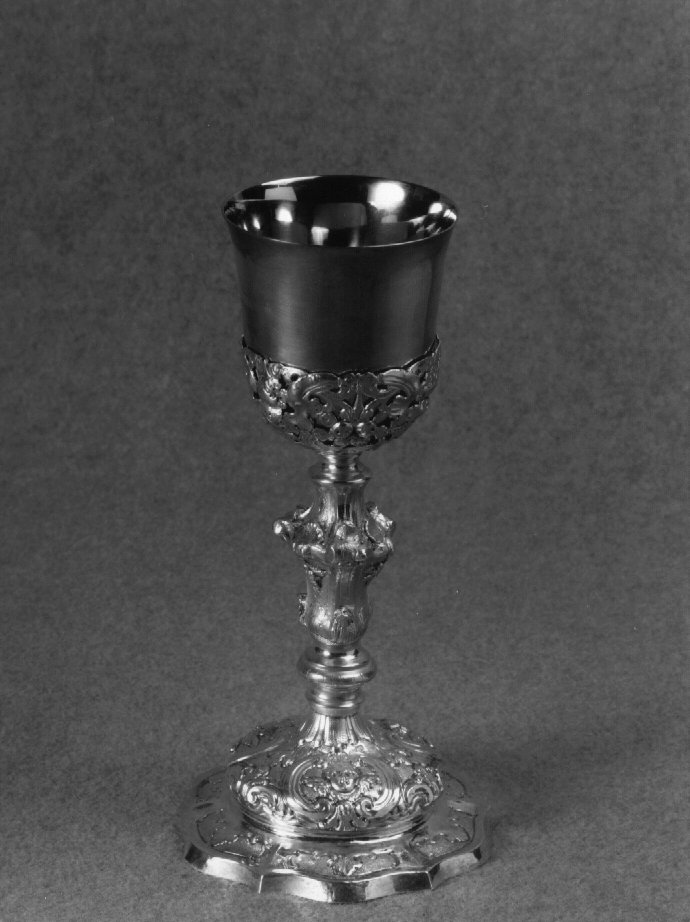 calice - ambito veneto (fine/inizio secc. XVIII/ XIX)