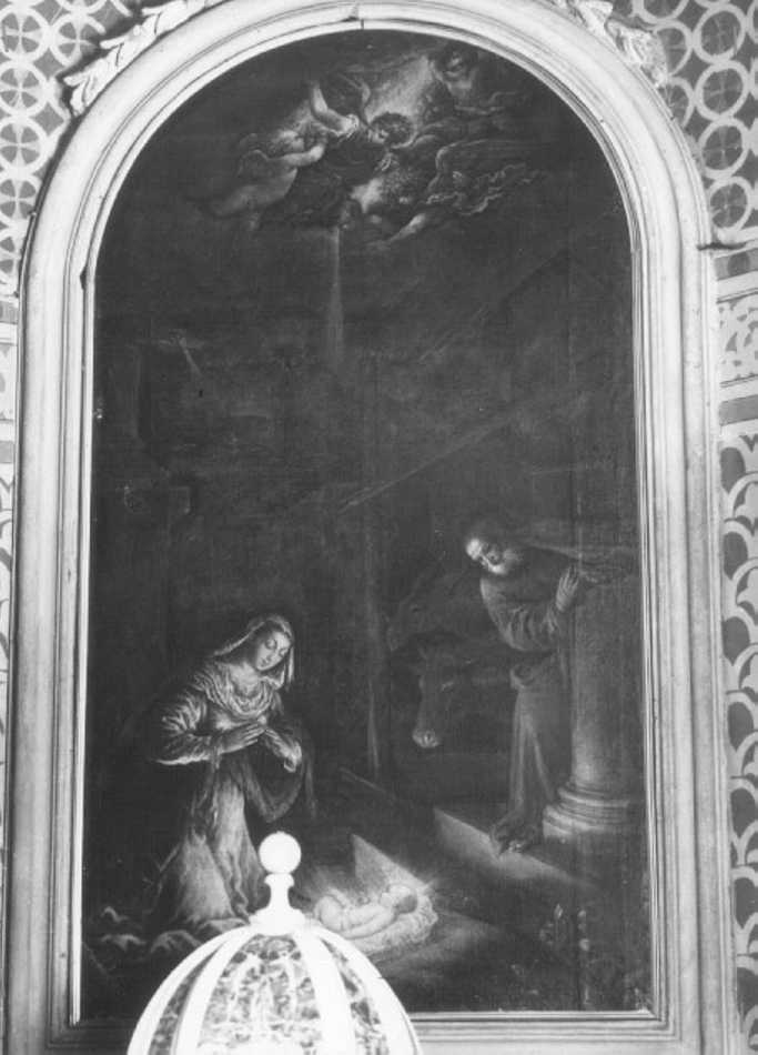 natività di Gesù (dipinto) di Dal Ponte Jacopo detto Jacopo Bassano (maniera) (prima metà sec. XVII)