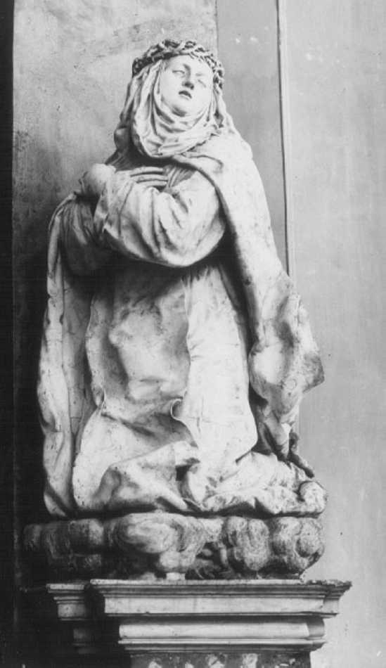 Santa Caterina (statua) di Marinali Orazio (attribuito) (secc. XVII/ XVIII)